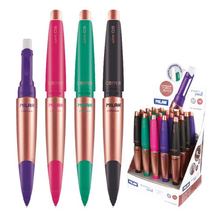 Picture of 4663 MILAN CAPSULE MECHANICAL PENCIL WITH ERASER